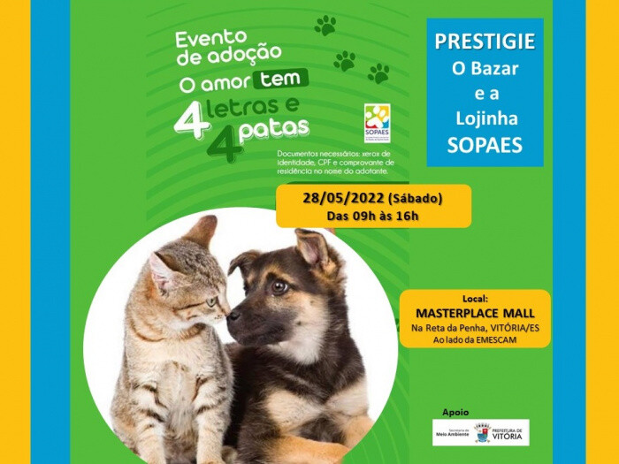 no-proximo-sabado-28-tem-evento-de-adocao-de-animais-em-vitoria